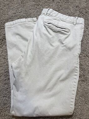 Men's light Khaki Chinos - Classic Stretch Twill
